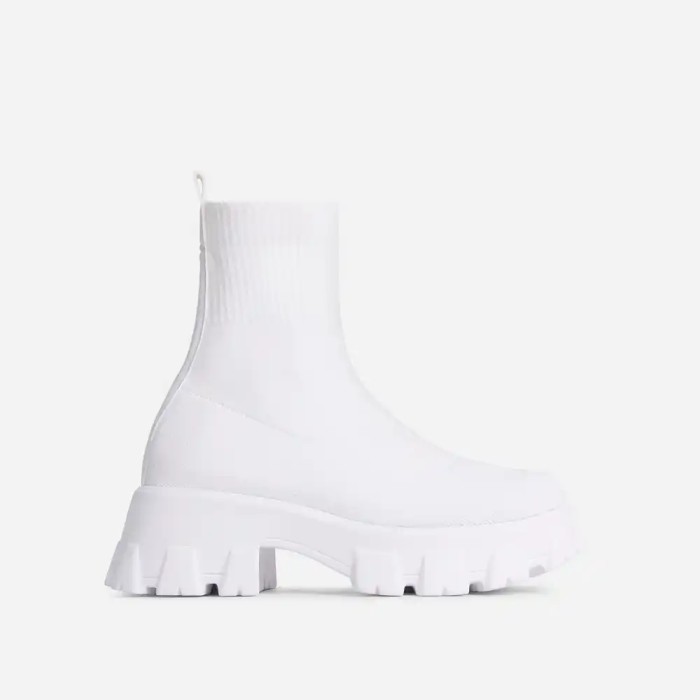 2021 New Winter High Heels Platform Fashion Boots Ankle Knitting Warm Snow Designer Sexy Gladiator Motorcycle Socks