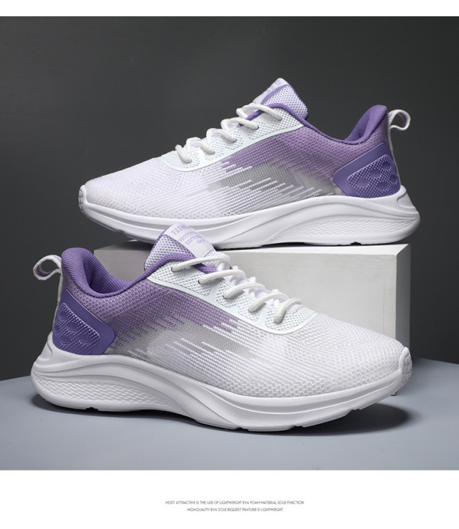 Summer Breathable Women Running Shoes Soft and Comfortable Sports Shoes Fresh White Shoes Outdoor Lightweight Fashion Sneakers