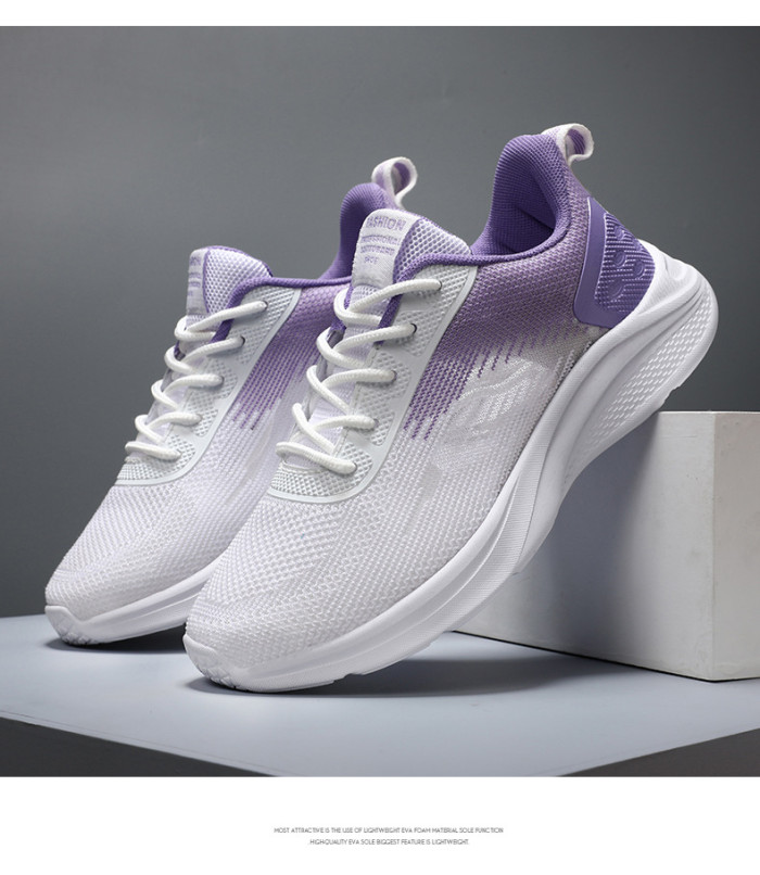 Summer Breathable Women Running Shoes Soft and Comfortable Sports Shoes Fresh White Shoes Outdoor Lightweight Fashion Sneakers