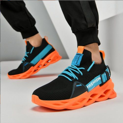 Men Running Shoes Breathable Shoes Super Light Sneakers Comfortable Jogging Casual Tennis Shoes Soft Flat Shoes