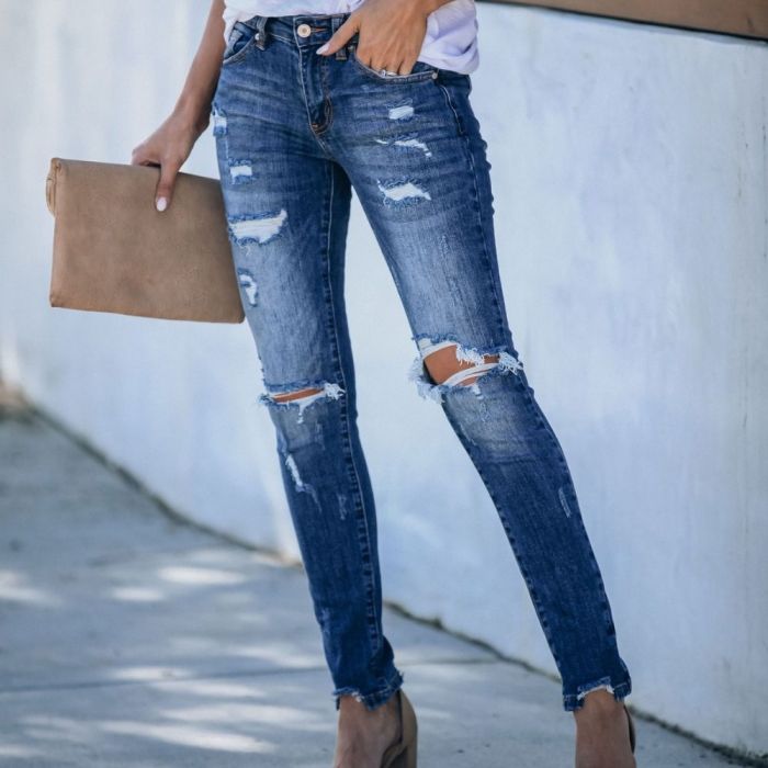 Women's Hot Trend Streetwear Pencil Jeans