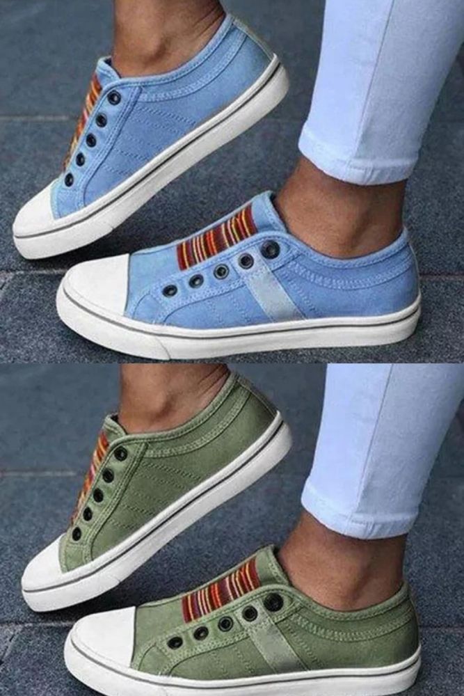 2022 Low-cut Trainers Canvas Flat Shoes Women Casual Vulcanize Shoes New Summer Autumn Sneakers Ladies