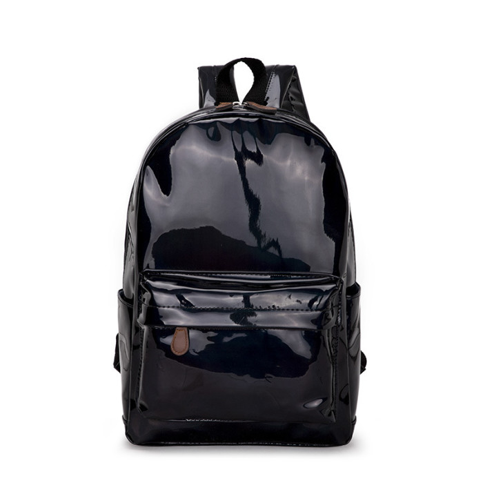 Leather Backpack School School Bags  Backpack New Women Mini Travel Bags Laser Shoulder Bag