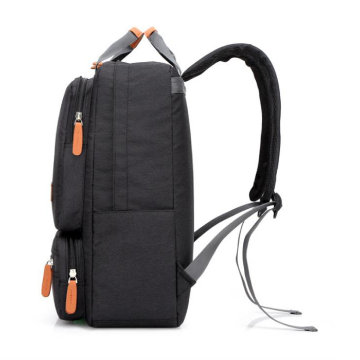 Hot Fashion Men Casual Computer Backpack Light 15.6 inch Laptop Lady Anti-theft Travel Backpack Gray Student School Bag