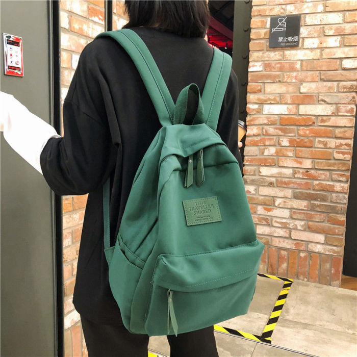 Students Backpack Women Plaid Pattern School Bag Softback Campus Style Rucksack Travel Bagpack Female