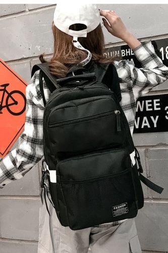Large Men Backpack Women School Bag High College Student Korean Multifunction Travel Back Pack  New