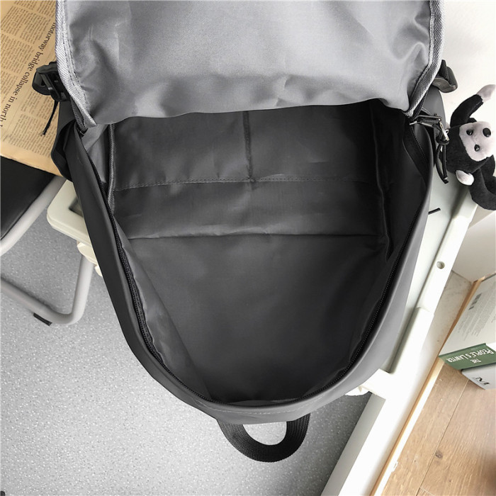 Fashion School Bags for Boys Teenagers Canvas Large Capacity Middle High School Waterproof Backpacks