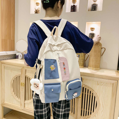Female Cute Backpack for Teenage Girls School Bag  Nylon   Backpack High