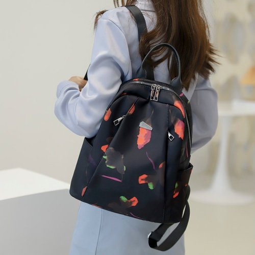 Waterproof Oxford Women Backpack Fashion Backpack Purse Printed School Bags for Teenage Girls Large