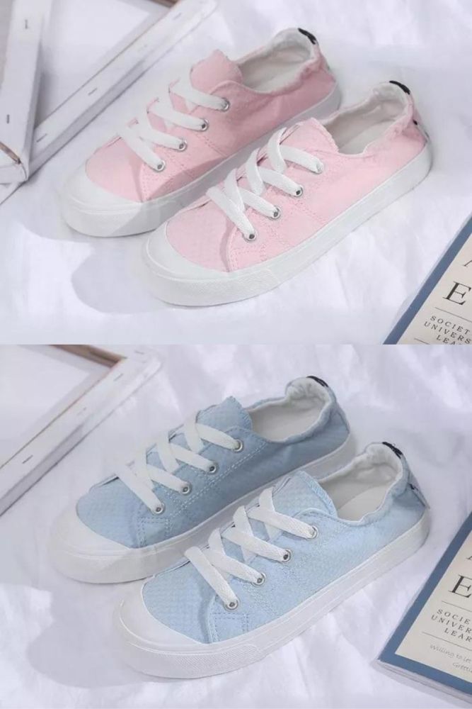 New Style Canvas Shoes for Female In 2022 Summer Flats