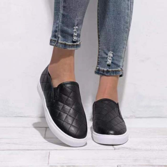 New Hot Fashion Women Loafers Flats Casual Slip on Shoes