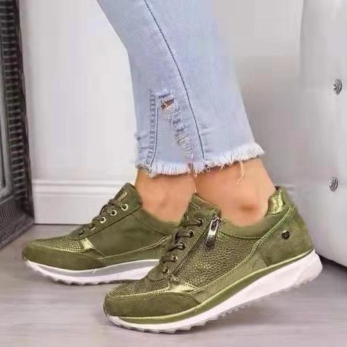 Women's Sports Sneakers Lace Up Comfortable Casual Shoes