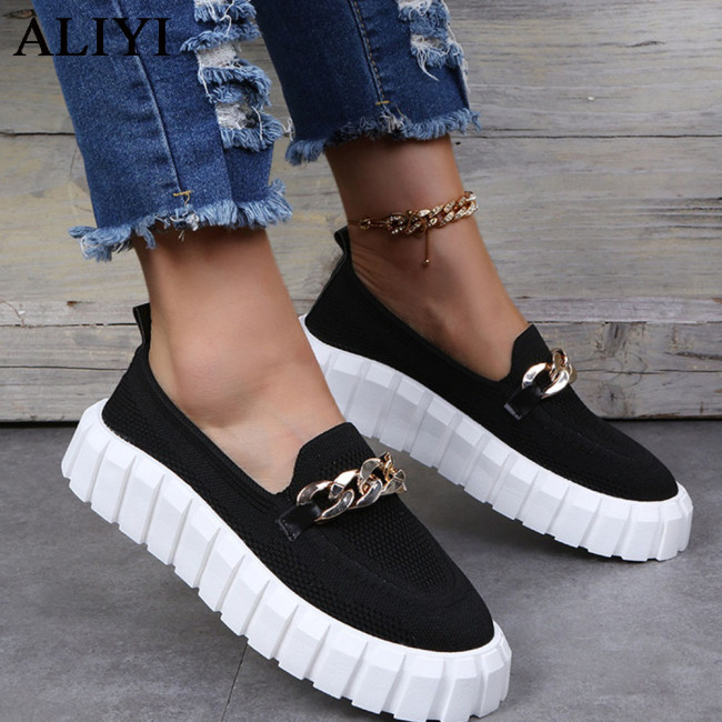 Women New Shallow Ladies Breathble Slip On Loafers Outdoor Casual Canvas Shoes