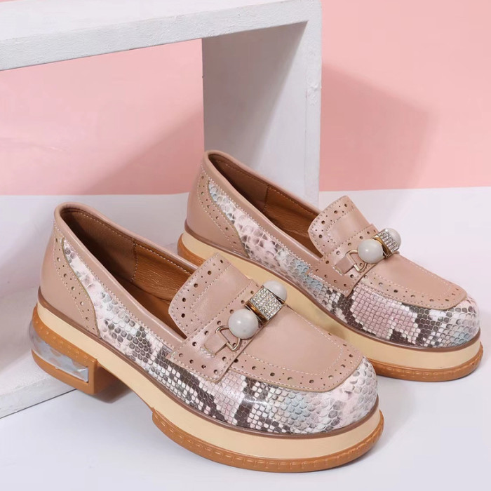 New Casual Leisure Patchwork Woman  Flat & Loafers