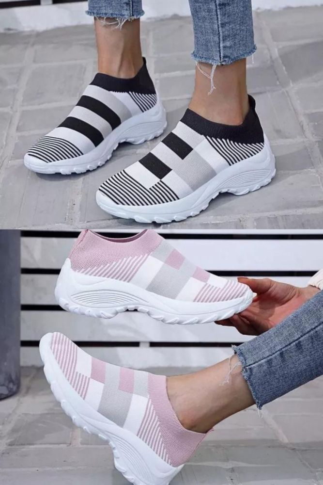 Summer Shoes Flats Zapatos Planos Casuales Plus Size Slip on Sneakers Women Tenis Feminino Casual Baskets Femme Tennis Casual