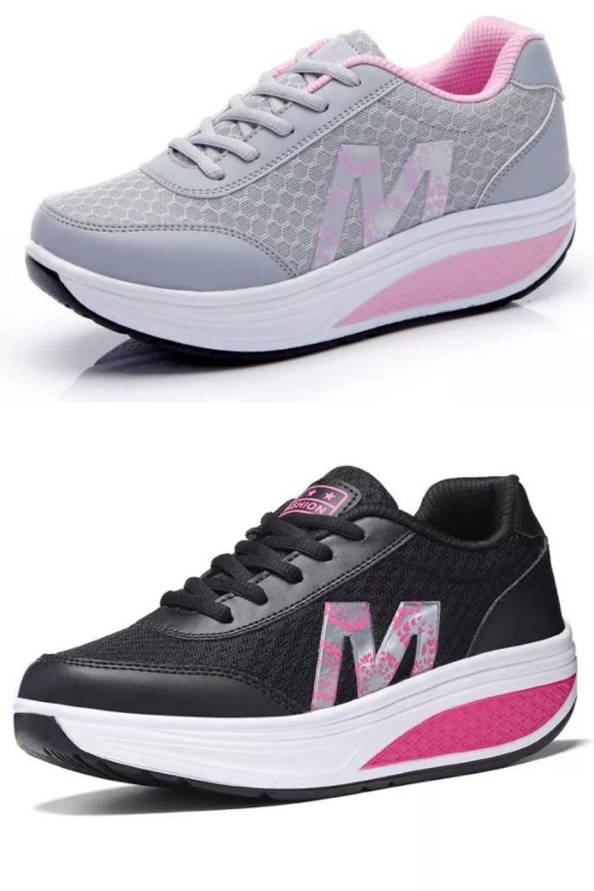 Women's Casual Mesh Breathable Comfortable Fitness Sneakers