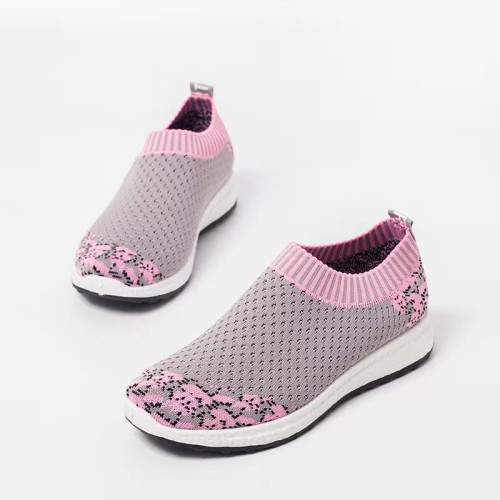 Floral Lady Casual Shoes Slip-on Flat & Loafers