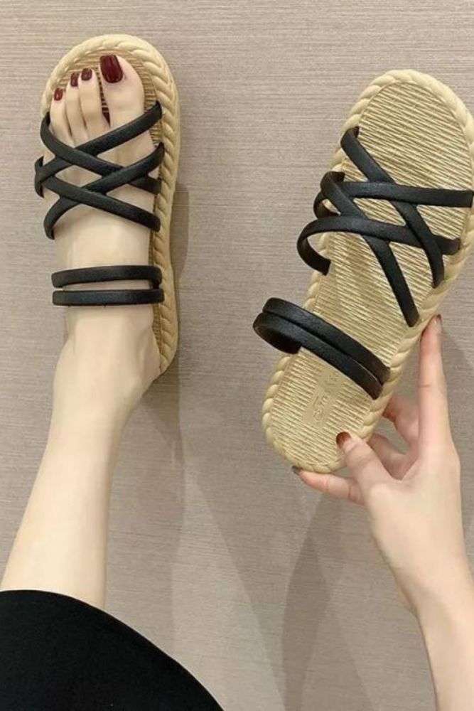 Women's Open Toe Vintage Anti-slip Casual Sandals