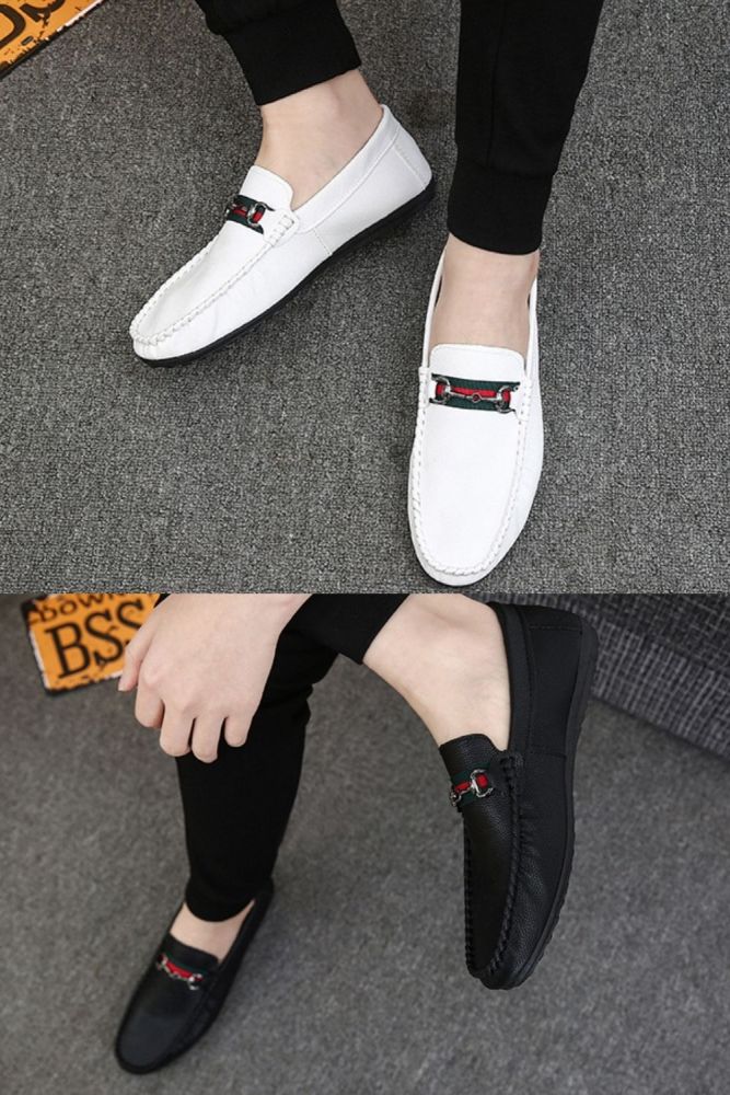 Men's Dress Shoes Men Casual Shoes Luxury Brand  Mens Loafers Moccasins