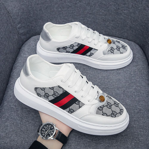Men's Shoes Breathable Spring New Trend Increased Casual Canvas Shoes Men's