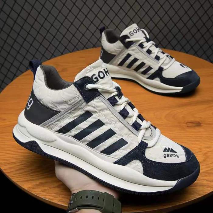 Spring Men's Korean Sports Shoes Breathable Running Shoes Fashion Casual Shoes