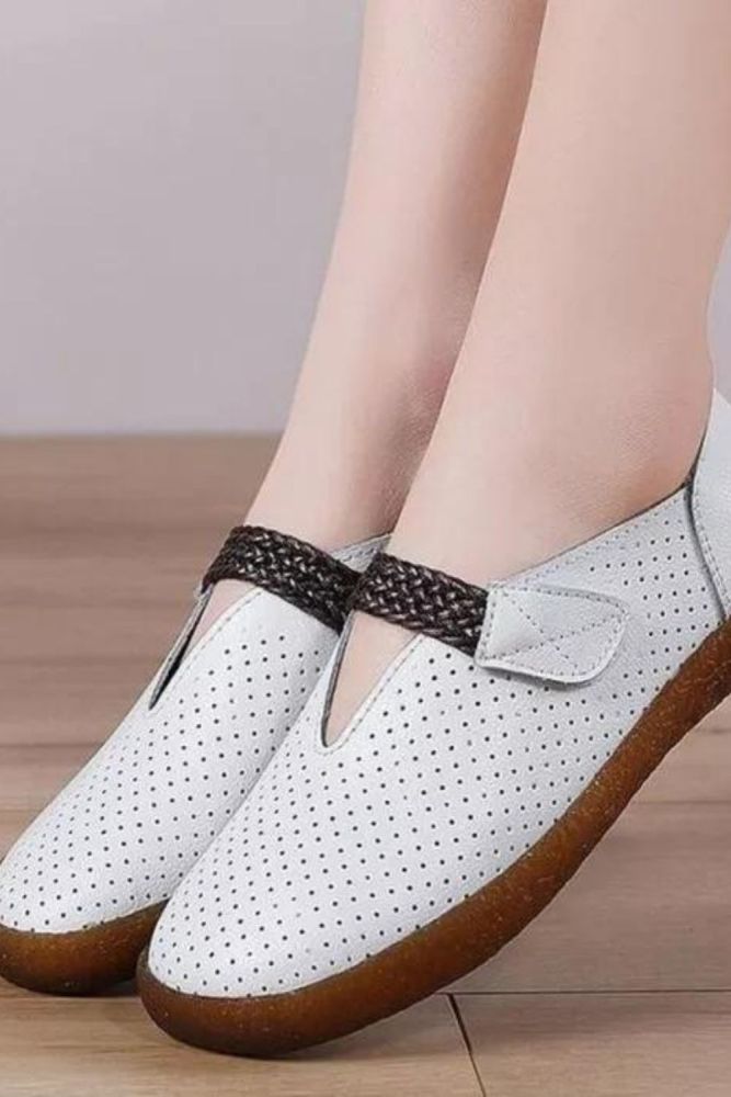 Women Casual Plus Size PU Leather Loafers