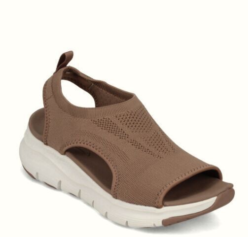 Summer New Mesh Comfort Casual Wedges Solid  Sandals