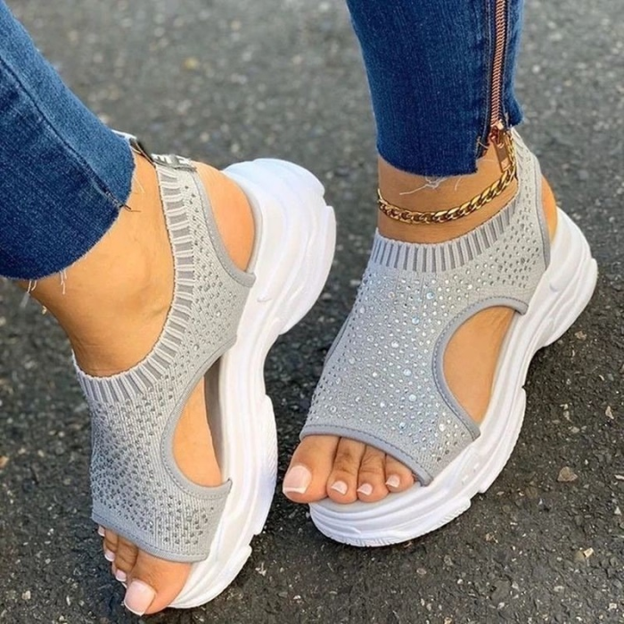 Women's Thick Sole Comfortable Slip-on Sandals