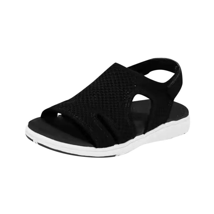 New Summer Women Sandals Sexy Shoes Crystal Casual Woman Flats Buckle