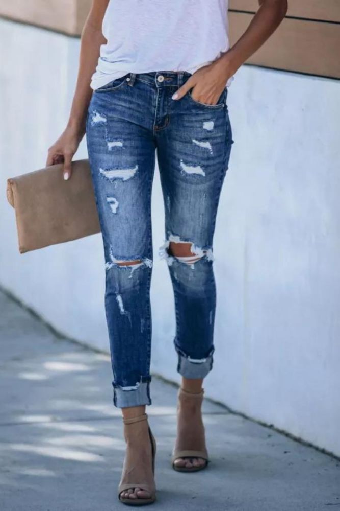 Women's Hot Trend Streetwear Pencil Jeans