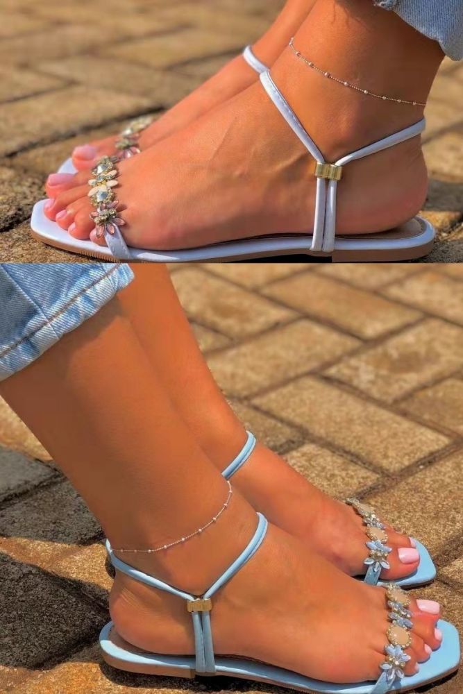 Women's Flat Sandals Fashion Handmade Beach Sandals