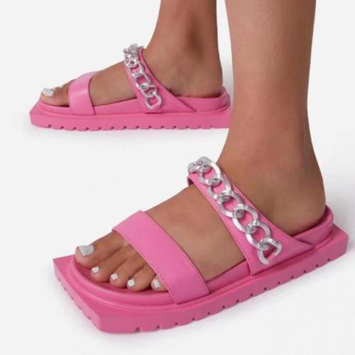 Slippers Women Summer White Platform Sandals Non Slip Beach Shoes  Indoor