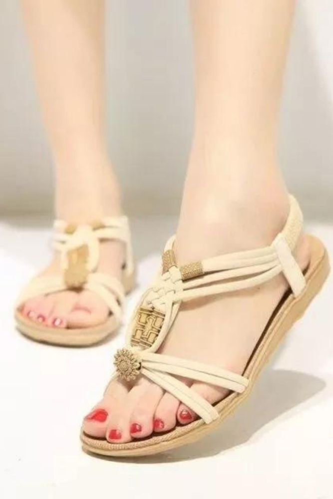 Summer Vintage Woman Sandals