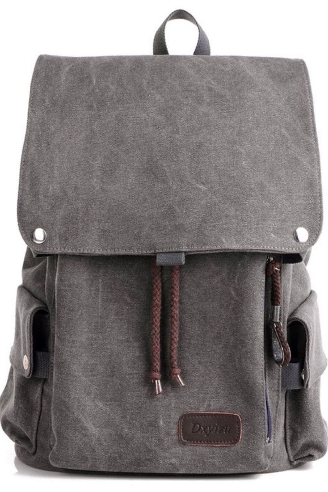 Vintage Canvas Backpack Men's Large Capacity Travel Bags
