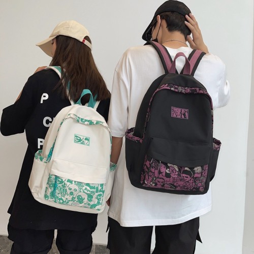 Multifunctional Trendy Couple Backpack Fashion Student Computer Outdoor Travel Bag