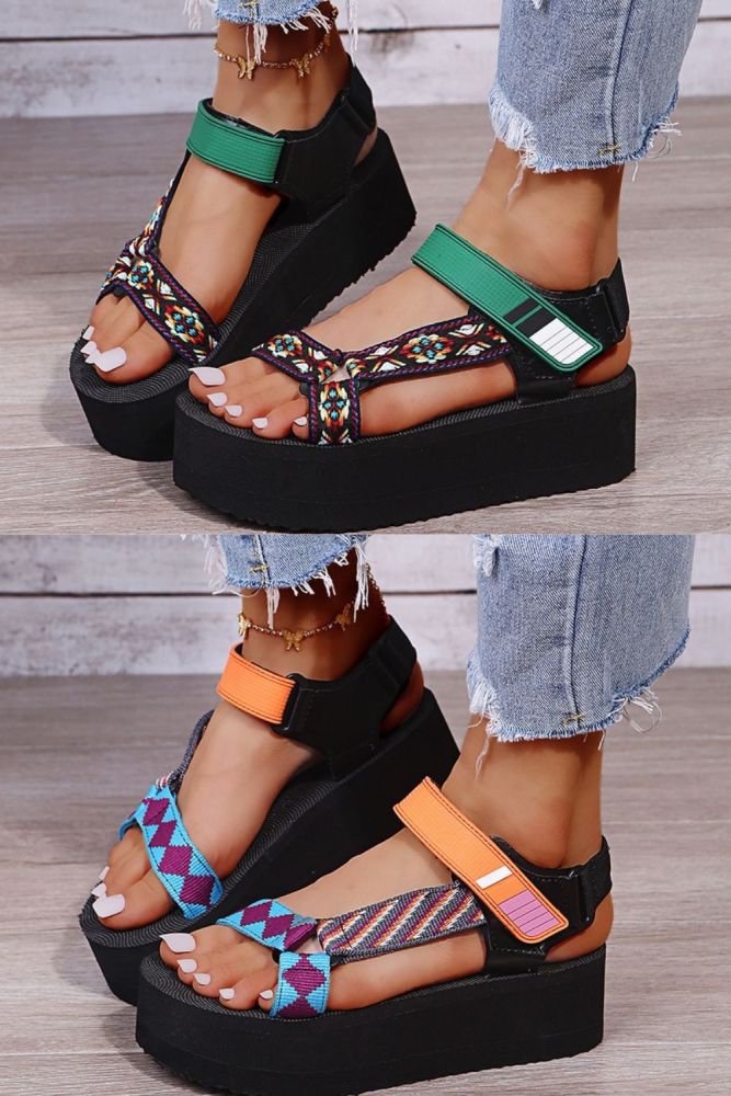 Summer Color-blocking Comfortable and Lightweight Women's Sandals