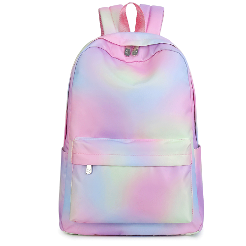 Waterproof Female Backpack Rainbow Anti-Theft Schoolbag