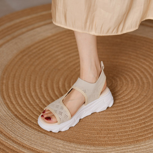 Summer Woman Thick Soled Roman Sandals