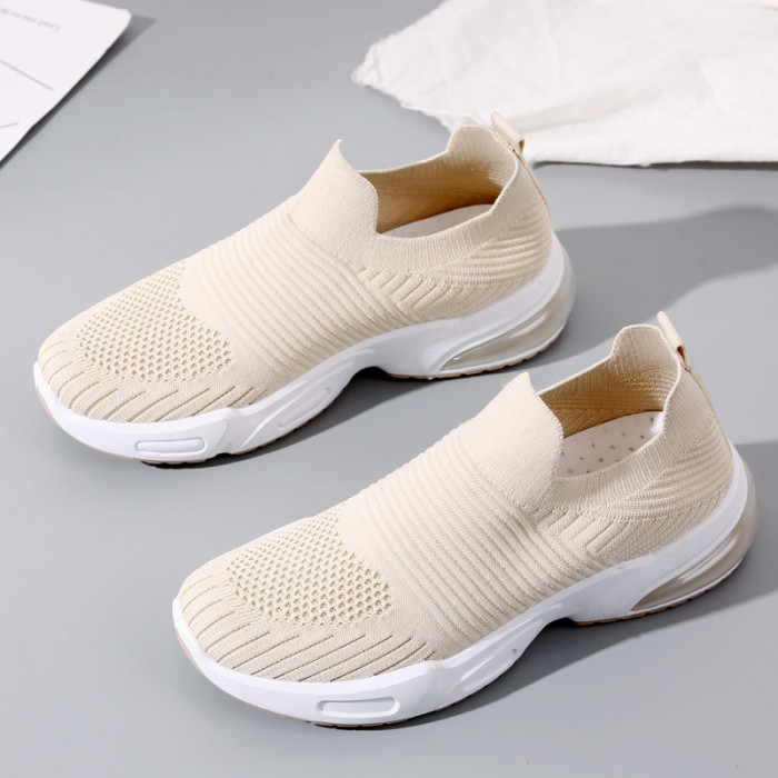 Large Size Casual Breathable Solid Wear-resistant Woman Loafers