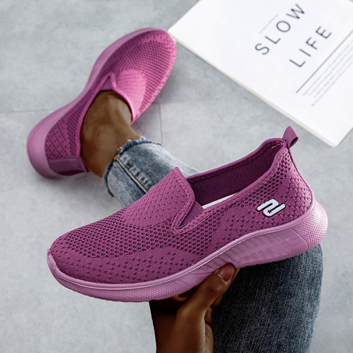 Summer Loafers Women's Flats Mesh Breathable Casual Shoes