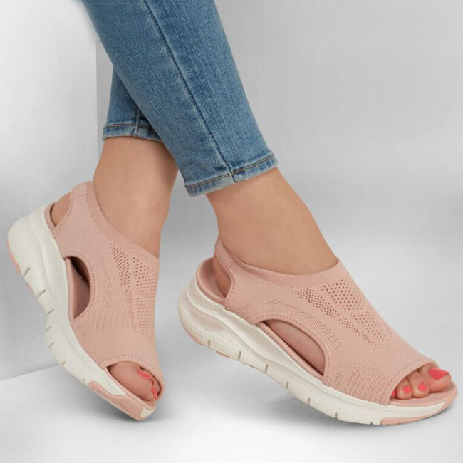New Summer Peep Toe Wedges Sandals