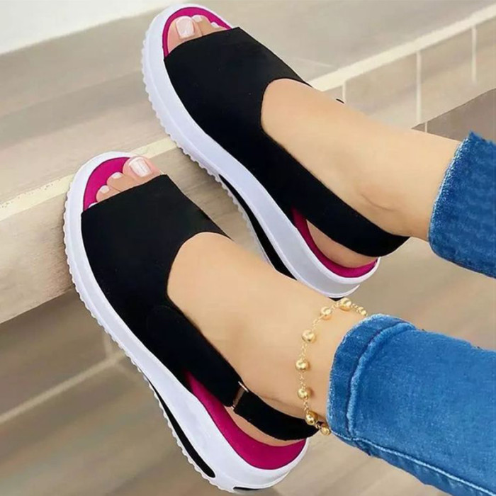 Women's Summer Comfortable Soft Wedges Casual Sandals