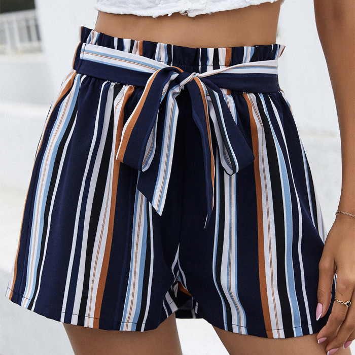 Hot Selling Striped Summer New Women's Shorts