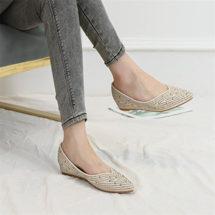 Women's Pointed Toe Comfort Casual Flat Shoes