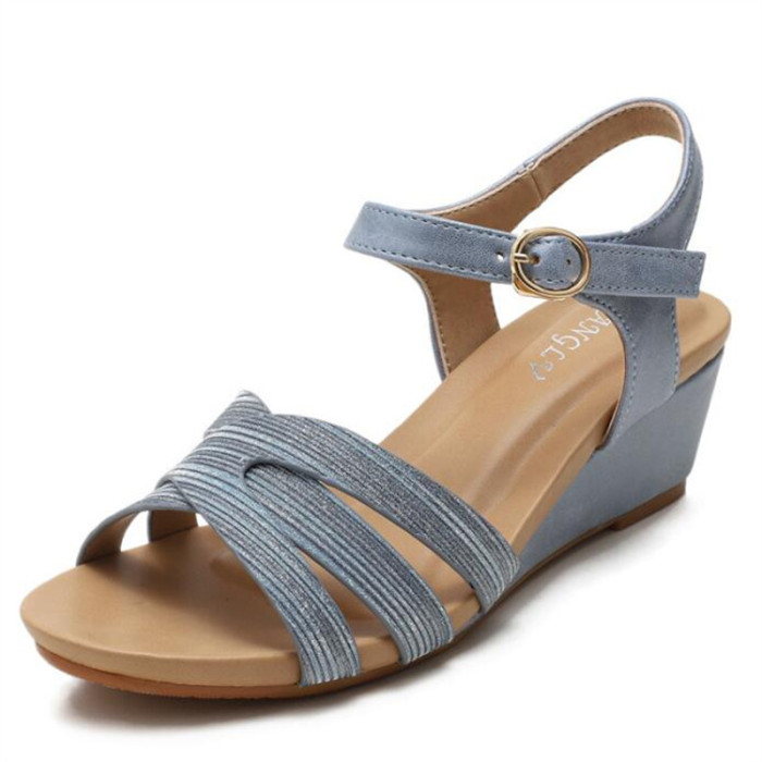 Women Summer Classic Non-slip Wedge Sandals