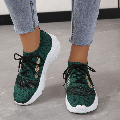 Women Mesh Lightweight Breathable Round Toe Sneakers