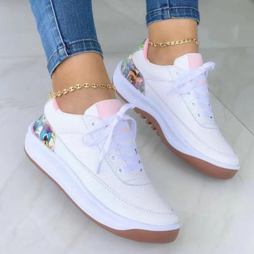 Women's Spring Summer New Print Comfy Casual Outdoor Sneakers