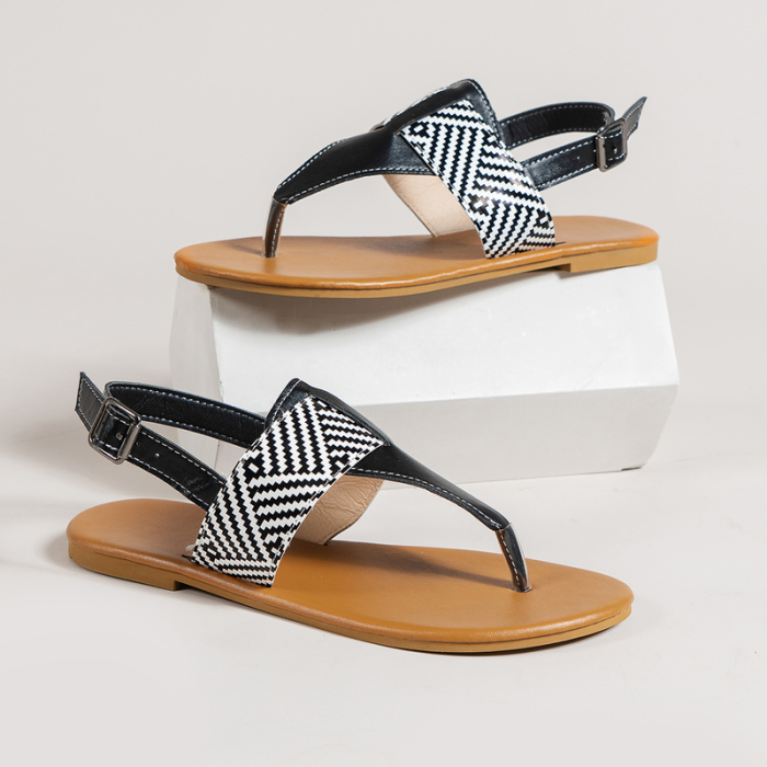 Summer Fashion Outdoor Casual Leopard Non-slip Sandals
