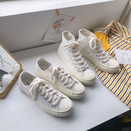 New Female Summer Breathable All-match Canvas Shoes