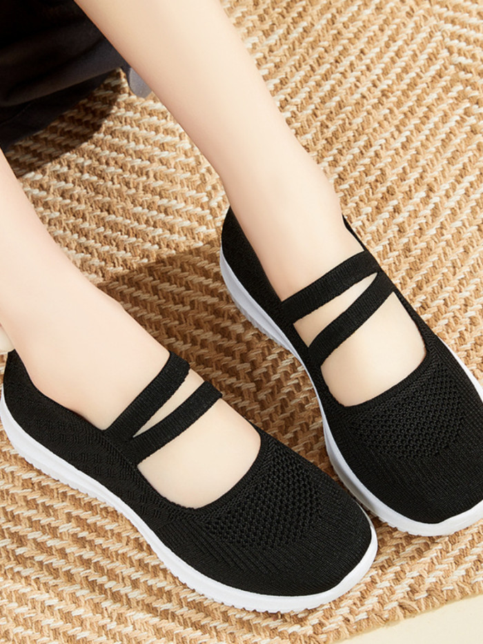Women Summer Breathable Mesh Outdoor Flat Shoes
